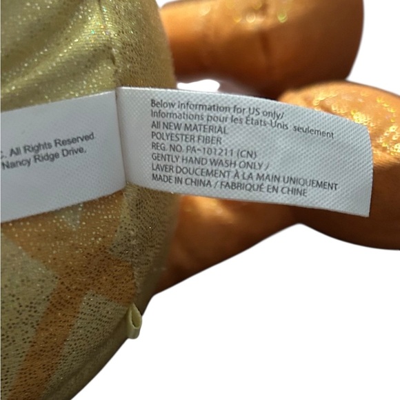 Moriah Elizabeth 11” Sparkle Georgie Duck Pineapple Large Plush Merch Yellow - Picture 3 of 7